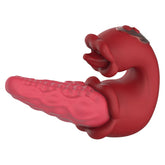 Vibrador 3 en 1 con tentáculos de pulpo y punto G oscilante Rose Muncher